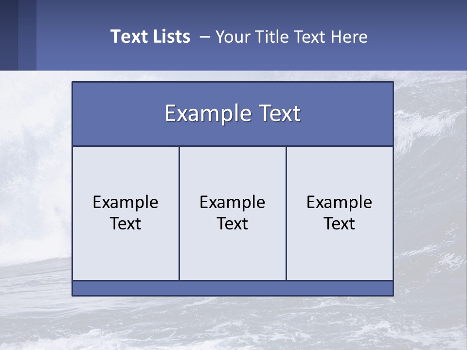 Freshness Splash Stone PowerPoint Template