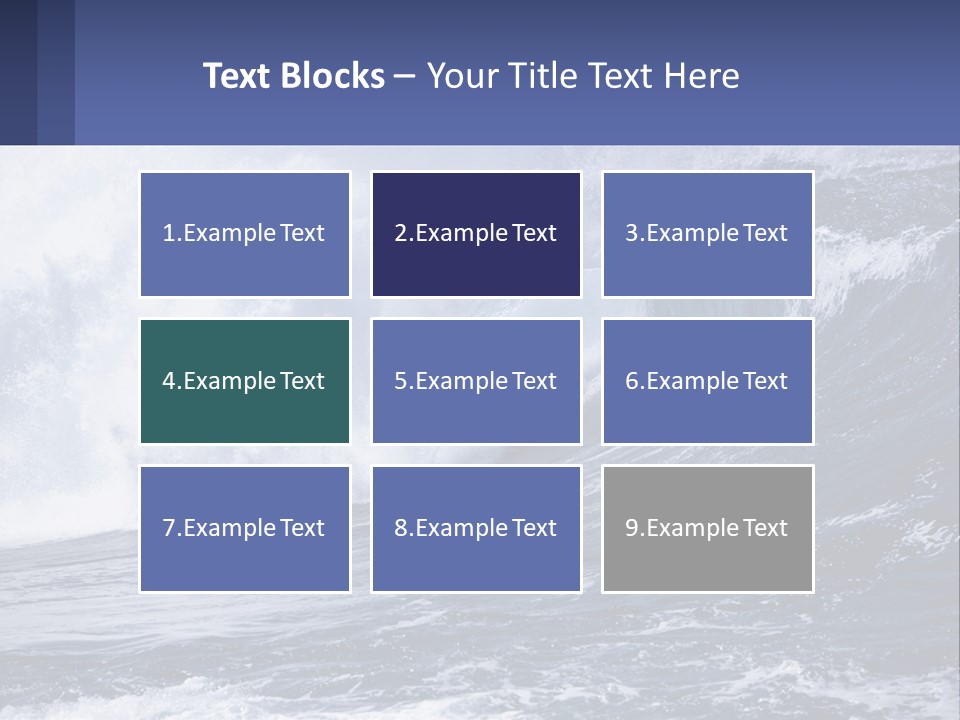 Freshness Splash Stone PowerPoint Template