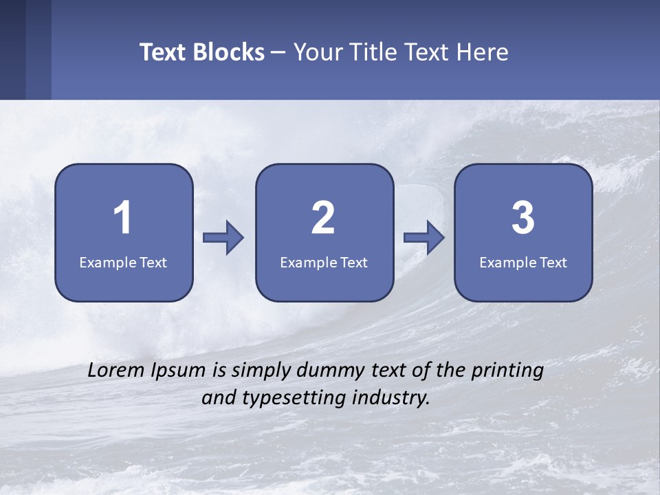 Freshness Splash Stone PowerPoint Template