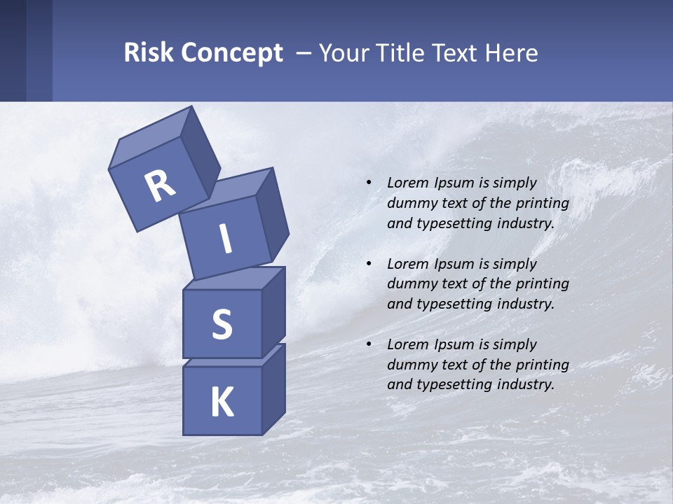 Freshness Splash Stone PowerPoint Template