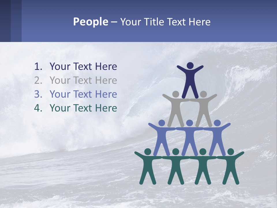 Freshness Splash Stone PowerPoint Template