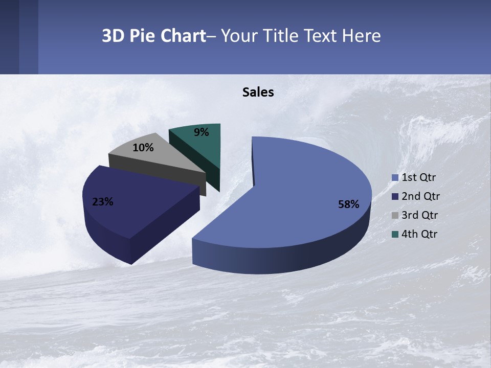 Freshness Splash Stone PowerPoint Template