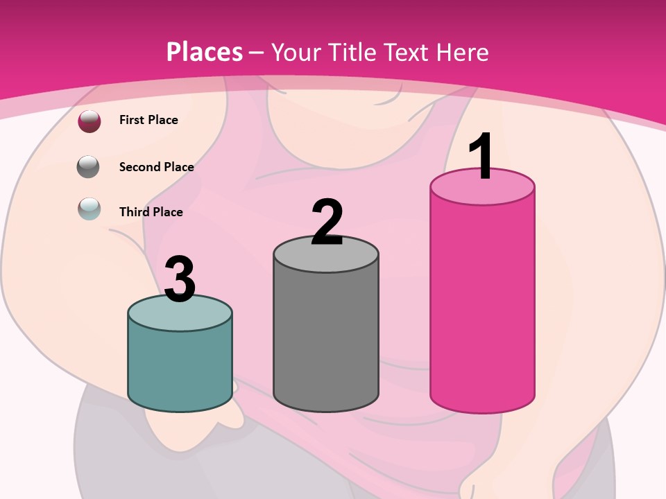 Uncomfortable Clip Art Stretching PowerPoint Template