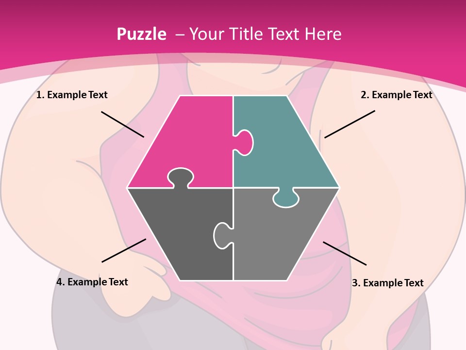 Uncomfortable Clip Art Stretching PowerPoint Template