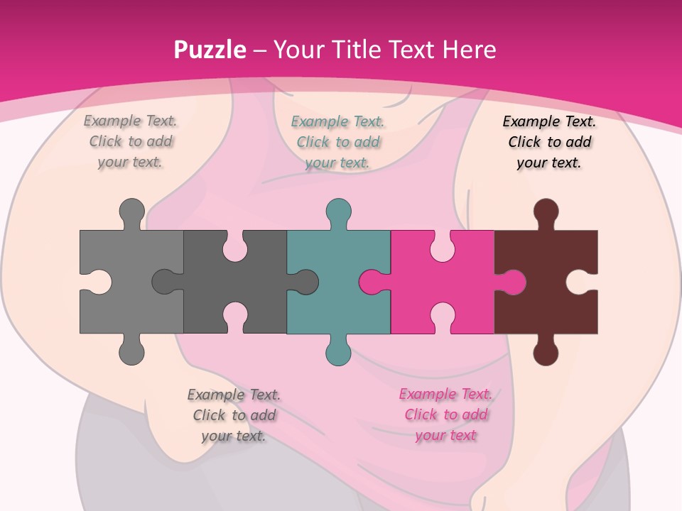 Uncomfortable Clip Art Stretching PowerPoint Template