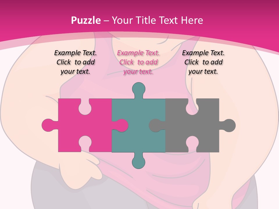 Uncomfortable Clip Art Stretching PowerPoint Template