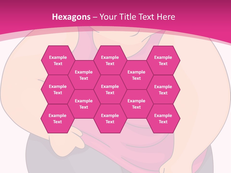 Uncomfortable Clip Art Stretching PowerPoint Template