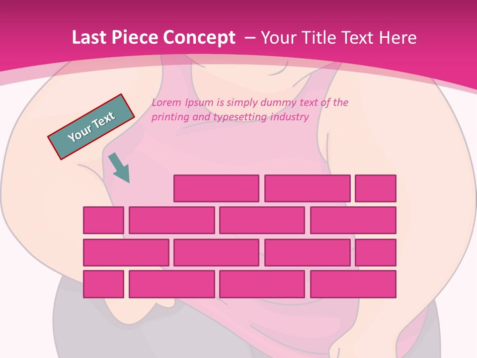 Uncomfortable Clip Art Stretching PowerPoint Template