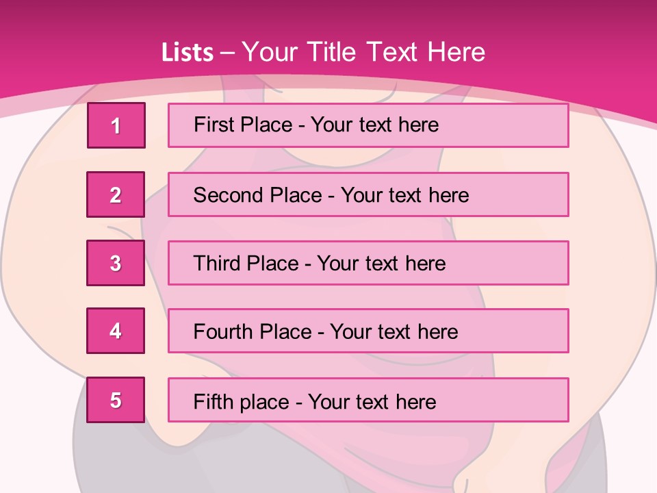 Uncomfortable Clip Art Stretching PowerPoint Template