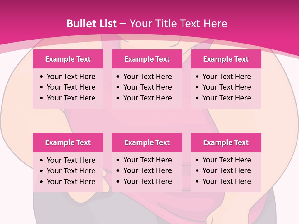 Uncomfortable Clip Art Stretching PowerPoint Template