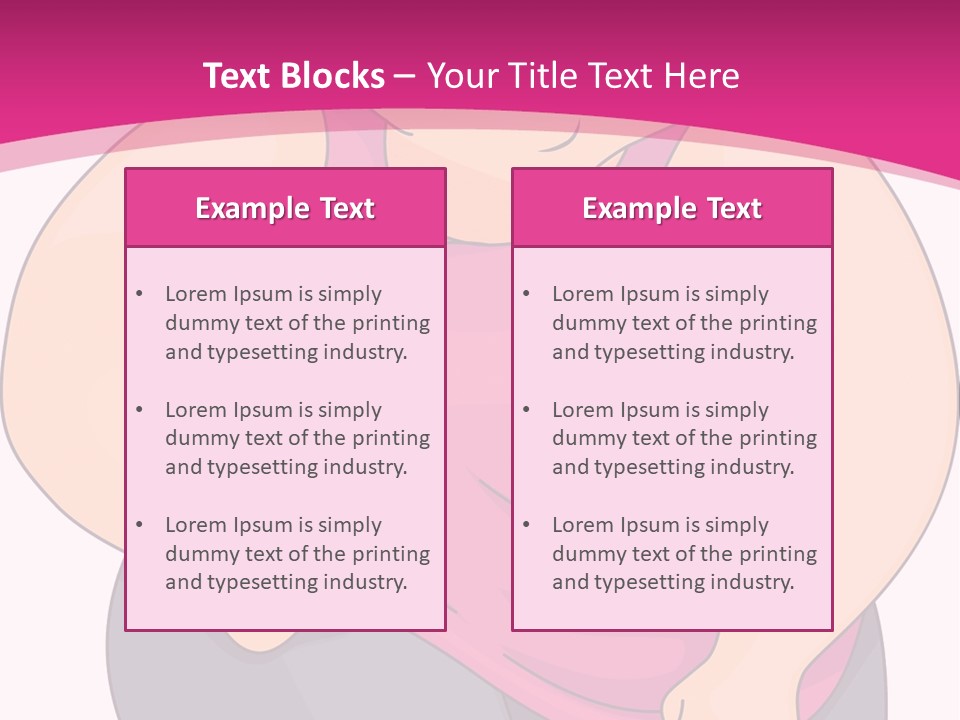 Uncomfortable Clip Art Stretching PowerPoint Template