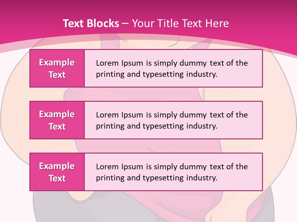 Uncomfortable Clip Art Stretching PowerPoint Template