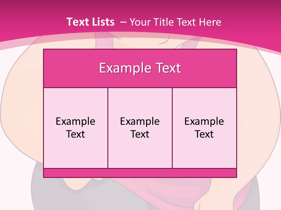 Uncomfortable Clip Art Stretching PowerPoint Template