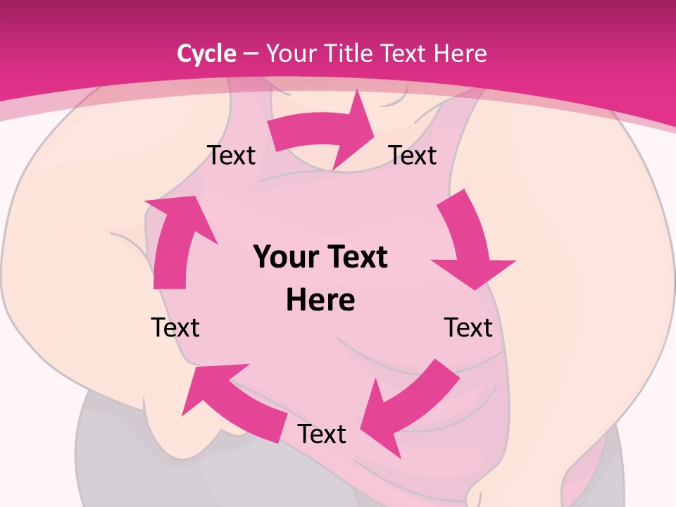 Uncomfortable Clip Art Stretching PowerPoint Template