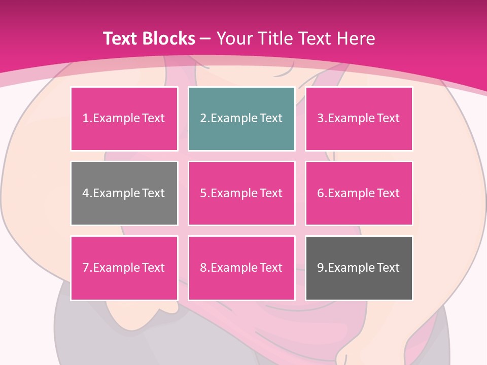 Uncomfortable Clip Art Stretching PowerPoint Template