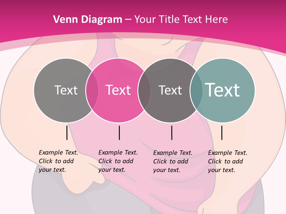 Uncomfortable Clip Art Stretching PowerPoint Template