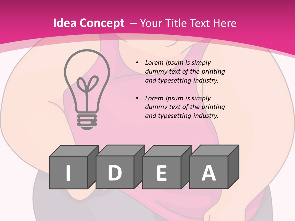 Uncomfortable Clip Art Stretching PowerPoint Template