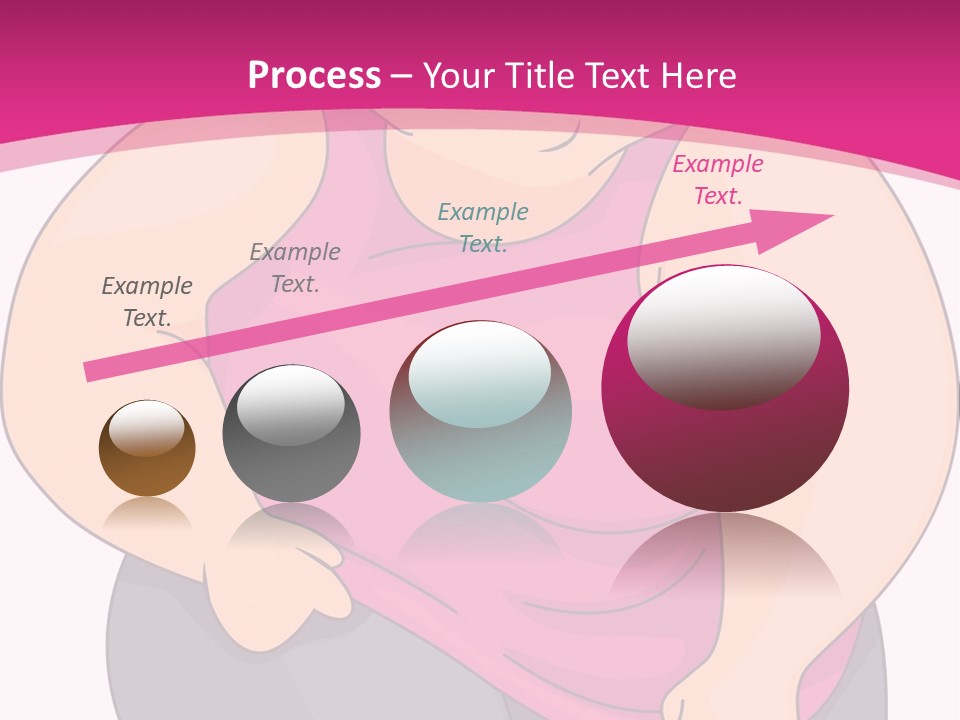 Uncomfortable Clip Art Stretching PowerPoint Template