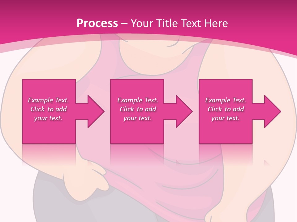 Uncomfortable Clip Art Stretching PowerPoint Template