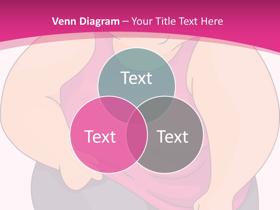 Uncomfortable Clip Art Stretching PowerPoint Template