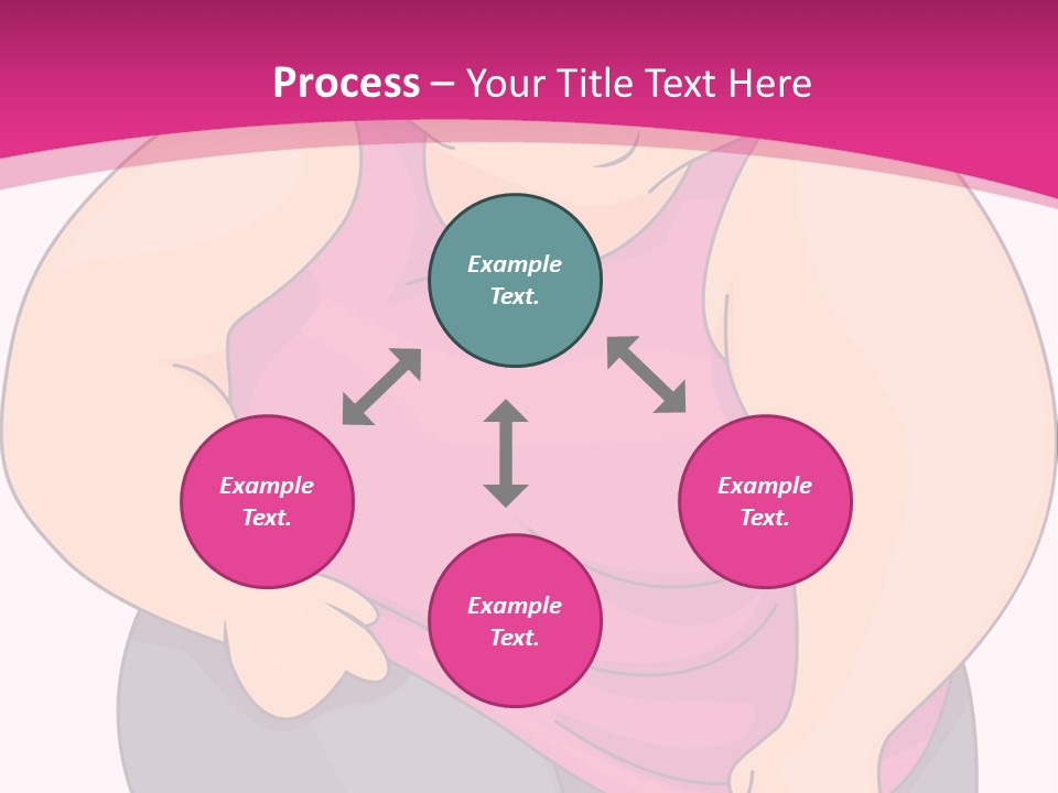 Uncomfortable Clip Art Stretching PowerPoint Template