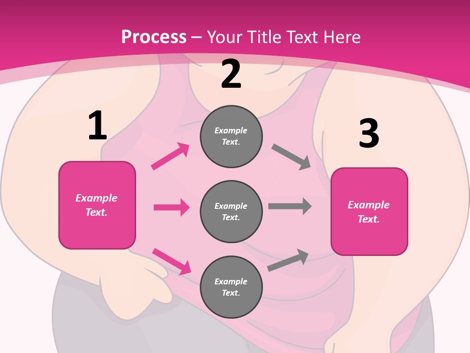 Uncomfortable Clip Art Stretching PowerPoint Template