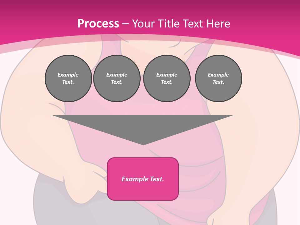 Uncomfortable Clip Art Stretching PowerPoint Template