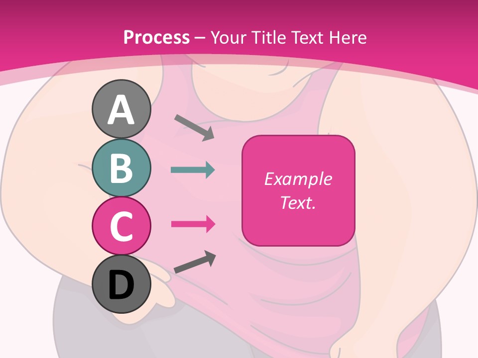 Uncomfortable Clip Art Stretching PowerPoint Template