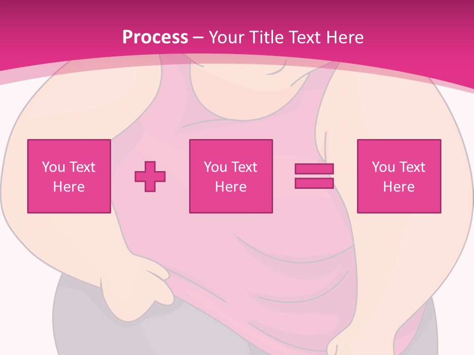 Uncomfortable Clip Art Stretching PowerPoint Template