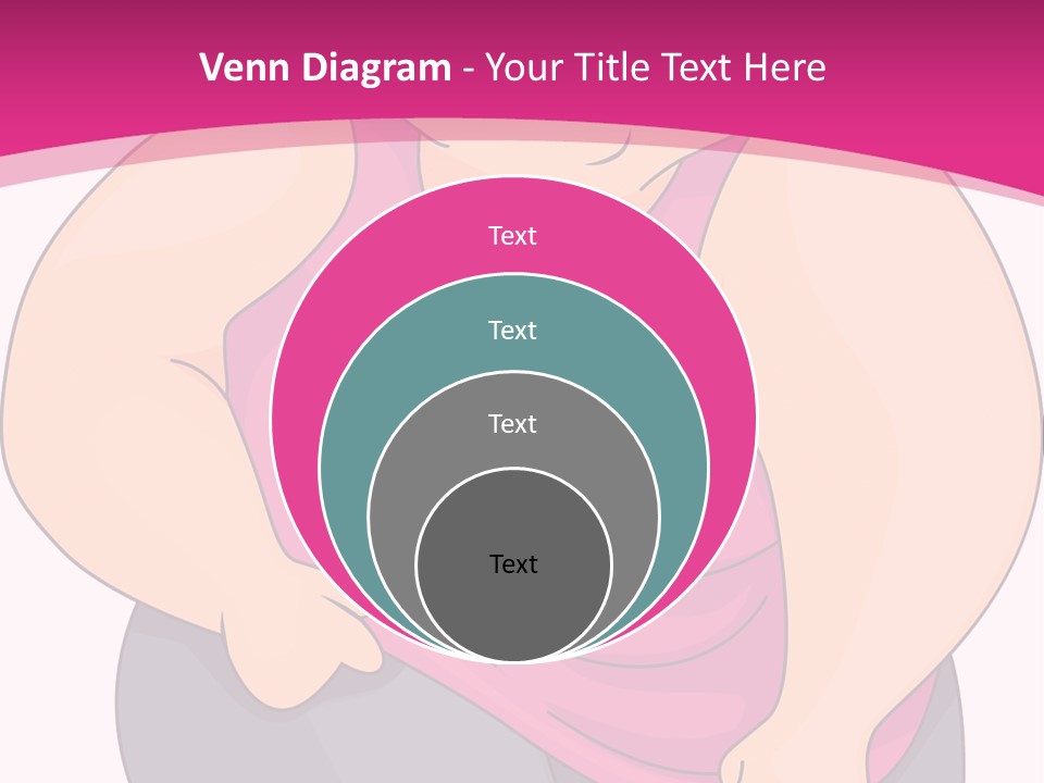 Uncomfortable Clip Art Stretching PowerPoint Template