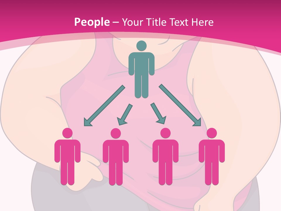 Uncomfortable Clip Art Stretching PowerPoint Template