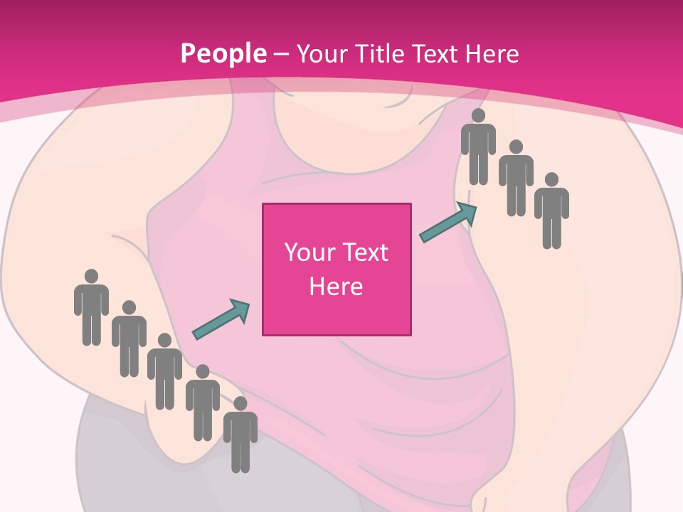 Uncomfortable Clip Art Stretching PowerPoint Template