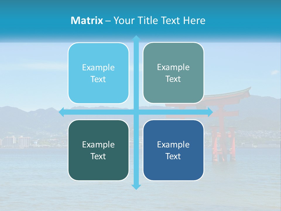 Ancient Sea Japanese PowerPoint Template