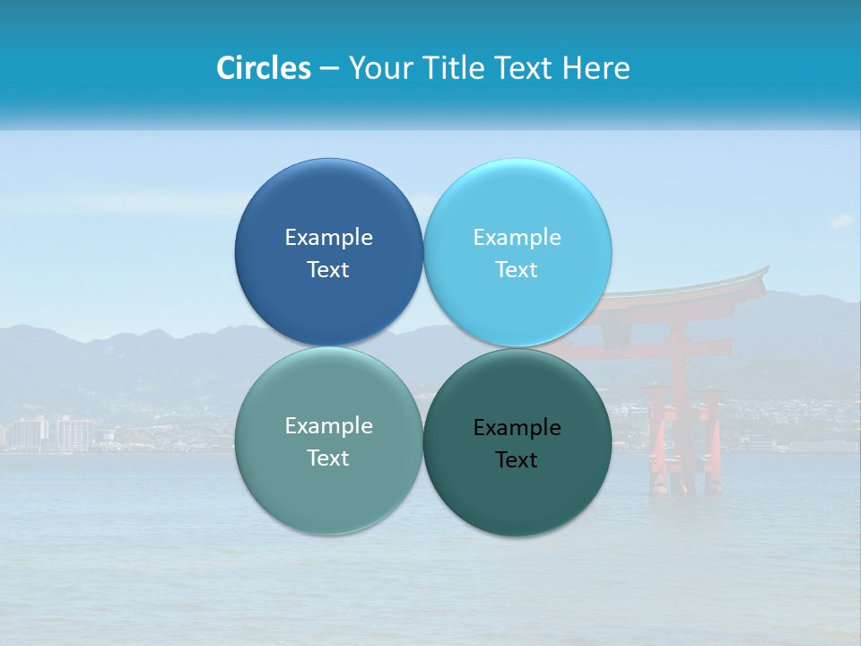 Ancient Sea Japanese PowerPoint Template