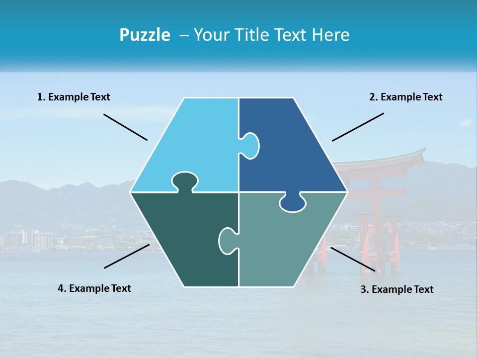 Ancient Sea Japanese PowerPoint Template