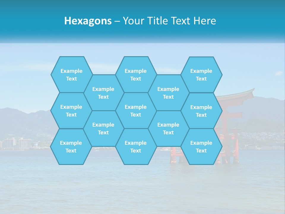 Ancient Sea Japanese PowerPoint Template