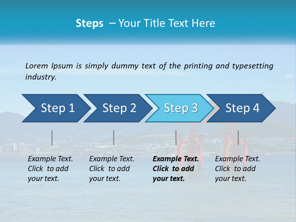 Ancient Sea Japanese PowerPoint Template