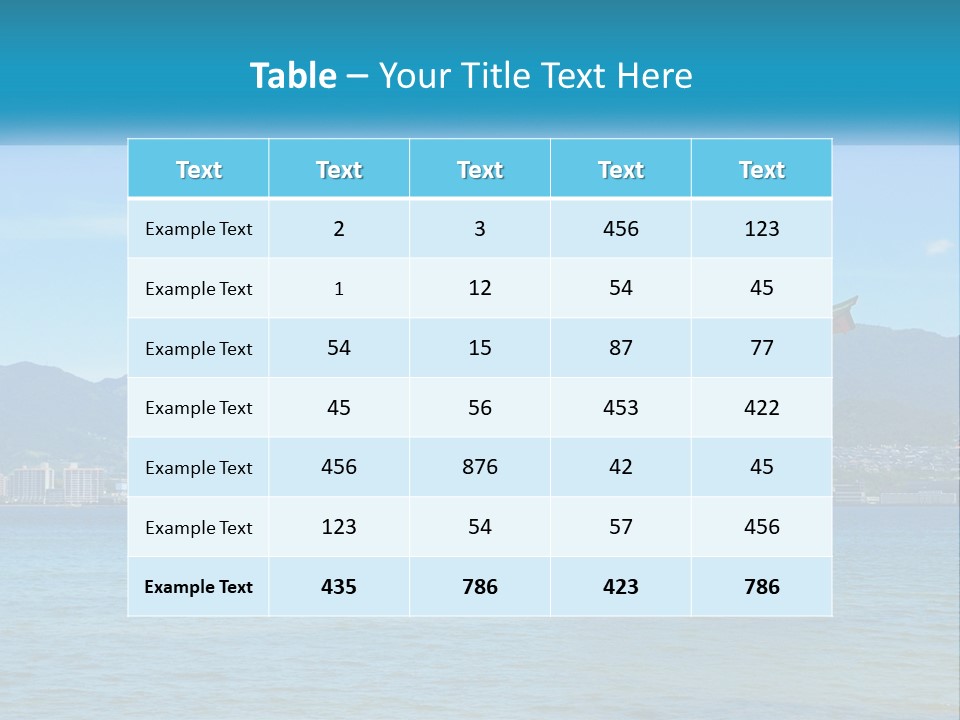 Ancient Sea Japanese PowerPoint Template