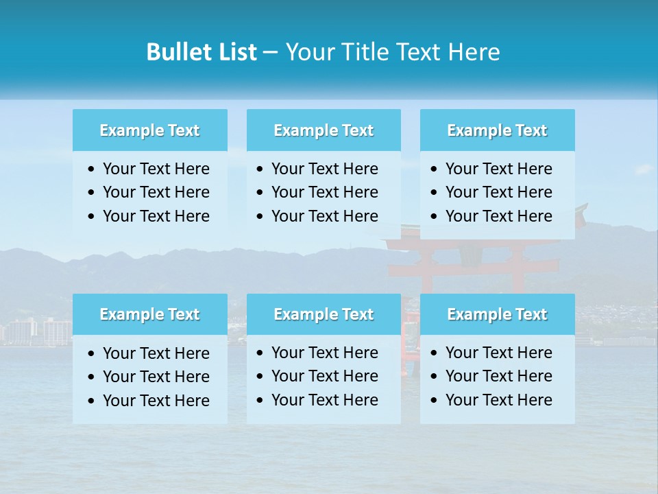 Ancient Sea Japanese PowerPoint Template
