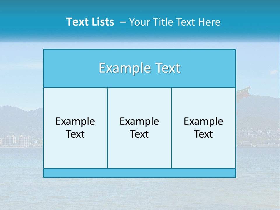 Ancient Sea Japanese PowerPoint Template