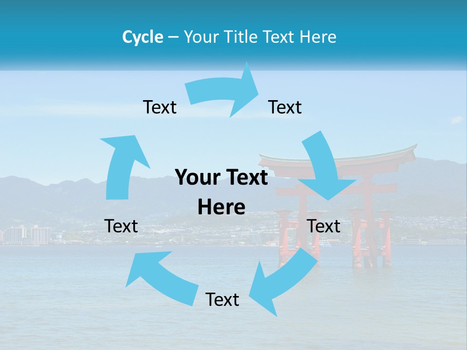 Ancient Sea Japanese PowerPoint Template