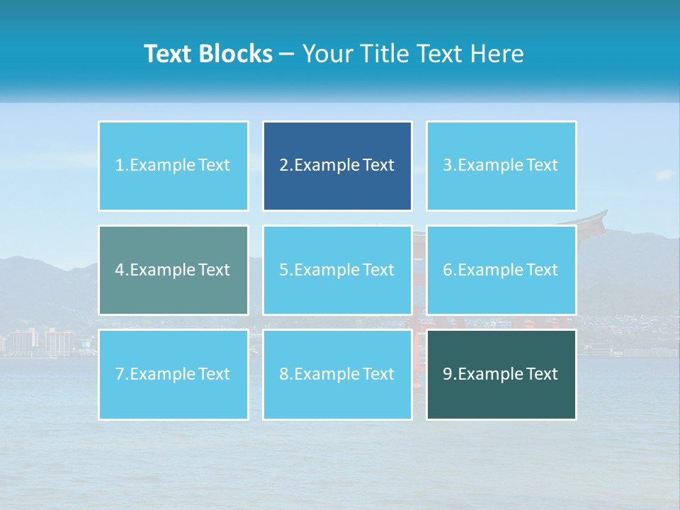 Ancient Sea Japanese PowerPoint Template