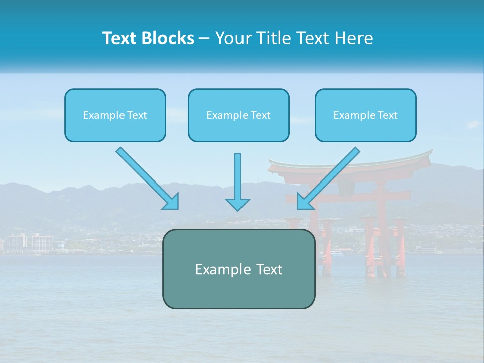 Ancient Sea Japanese PowerPoint Template