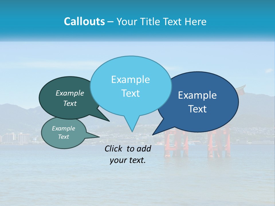 Ancient Sea Japanese PowerPoint Template