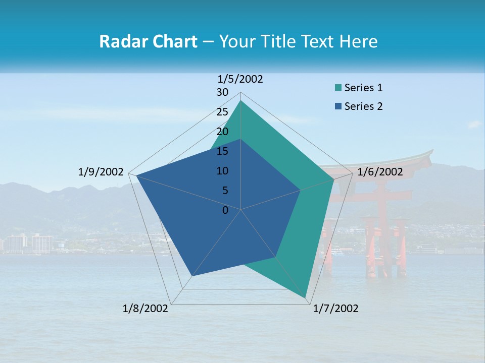 Ancient Sea Japanese PowerPoint Template