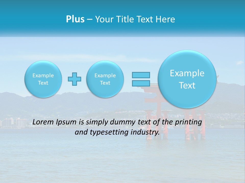 Ancient Sea Japanese PowerPoint Template
