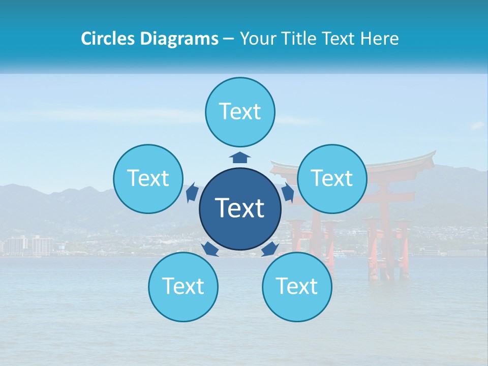 Ancient Sea Japanese PowerPoint Template