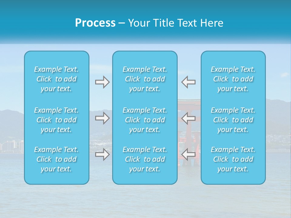 Ancient Sea Japanese PowerPoint Template