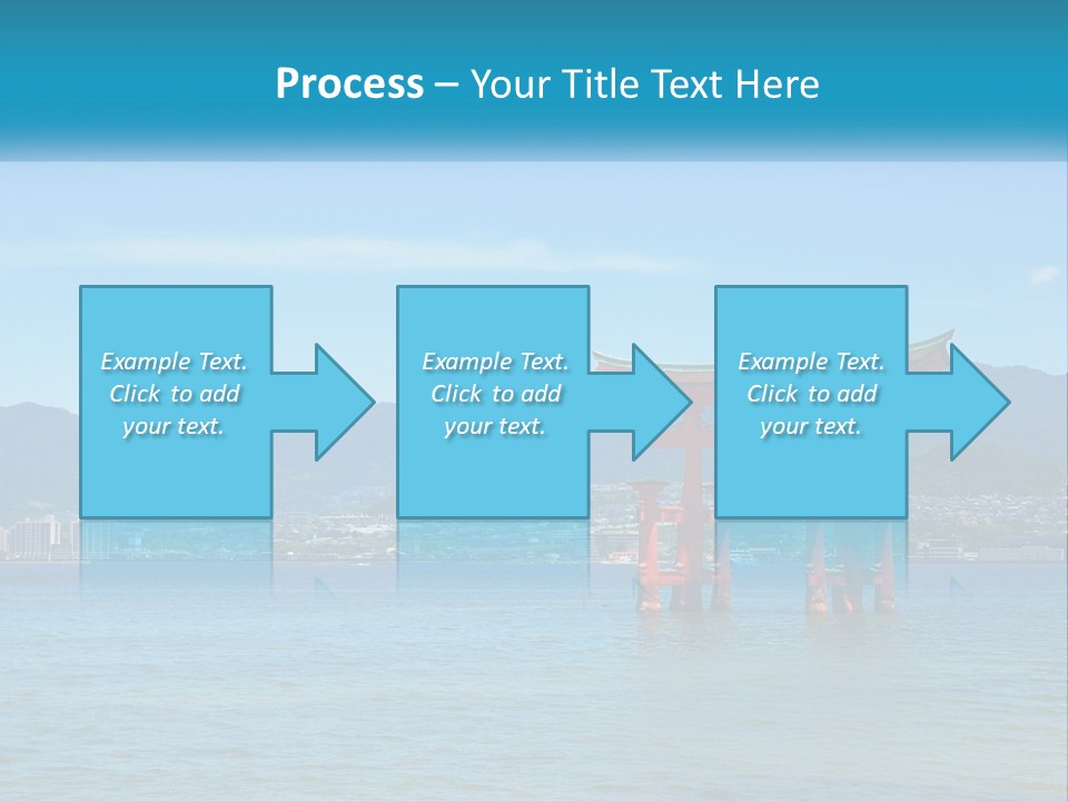 Ancient Sea Japanese PowerPoint Template