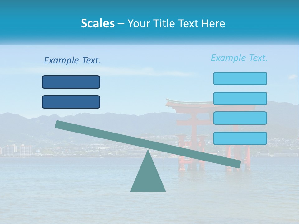 Ancient Sea Japanese PowerPoint Template